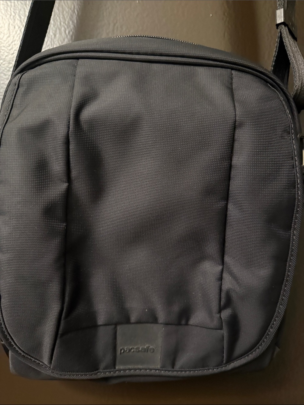 Pacsafe Black Anti-Theft Crossbody Messenger Bag